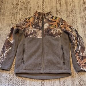 Magellan Outdoors Brown and Tan RealTree Camo Kids Jacket Sz XS